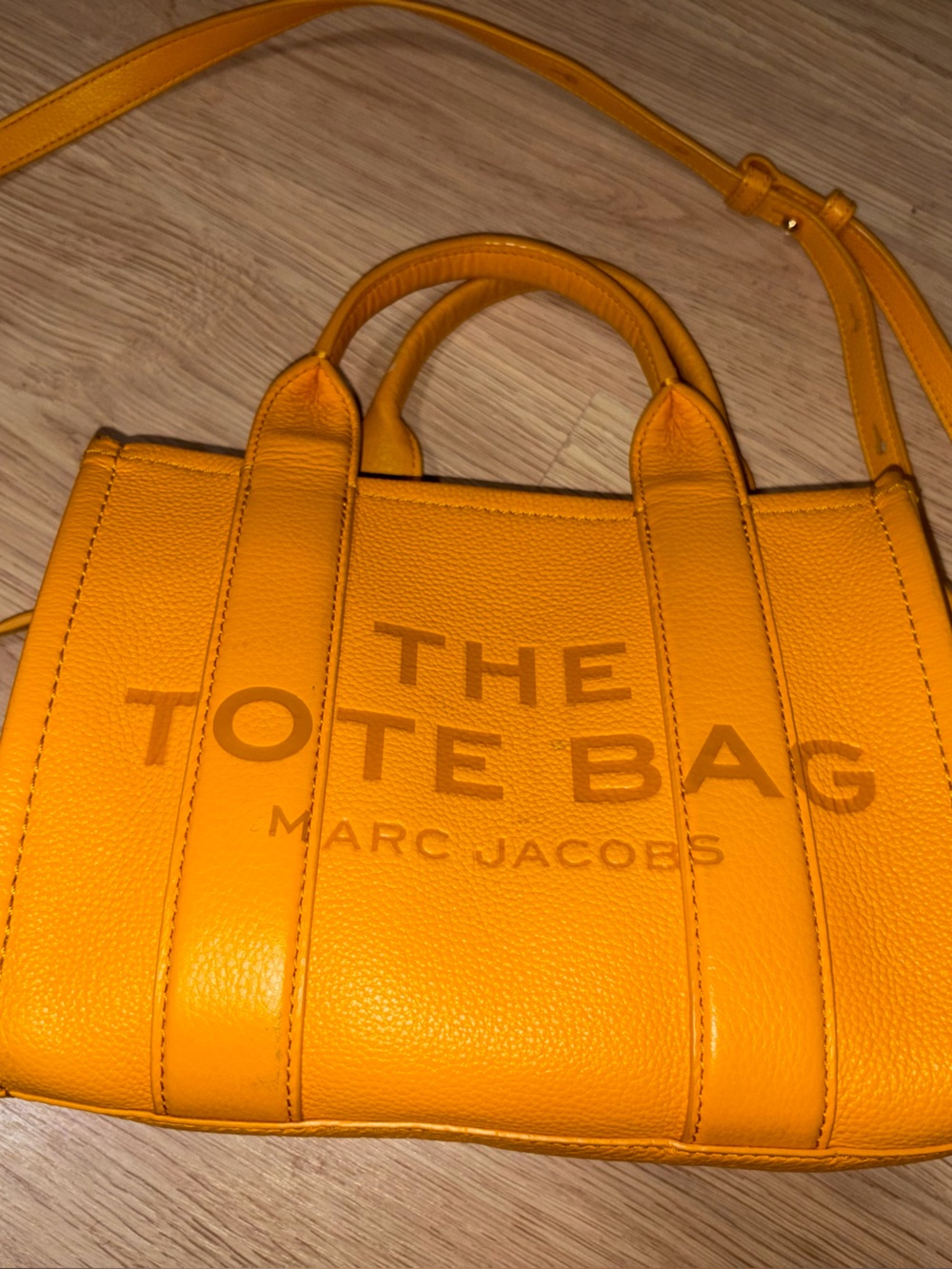Marc Jacobs Crossbody Tote Bag in Bright Orange